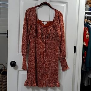 Beautiful fall dress, bought at a boutique, never worn She and Sky!